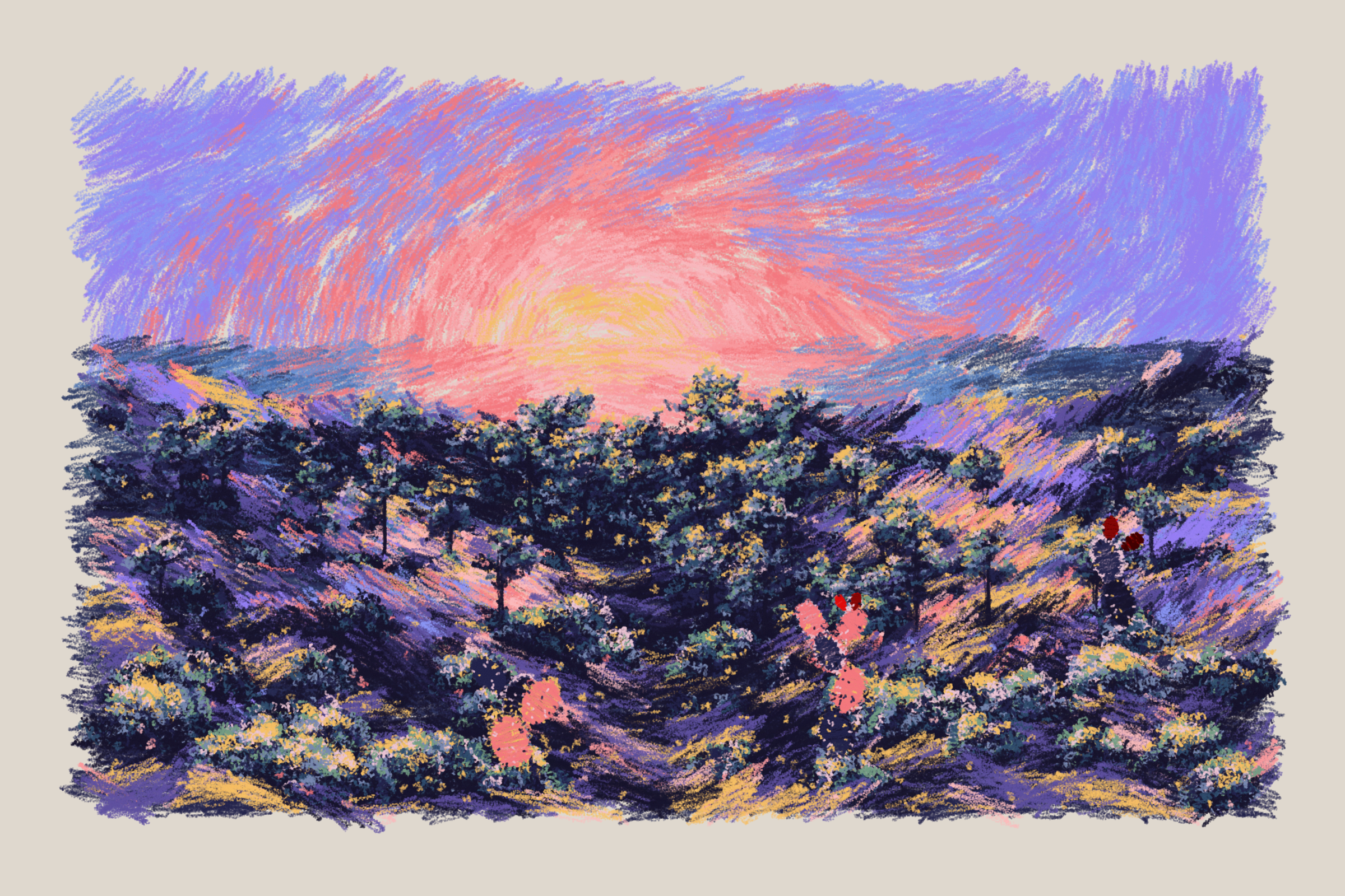 Sunset from the Bluffs #88