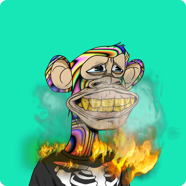 BURNING APE #4458