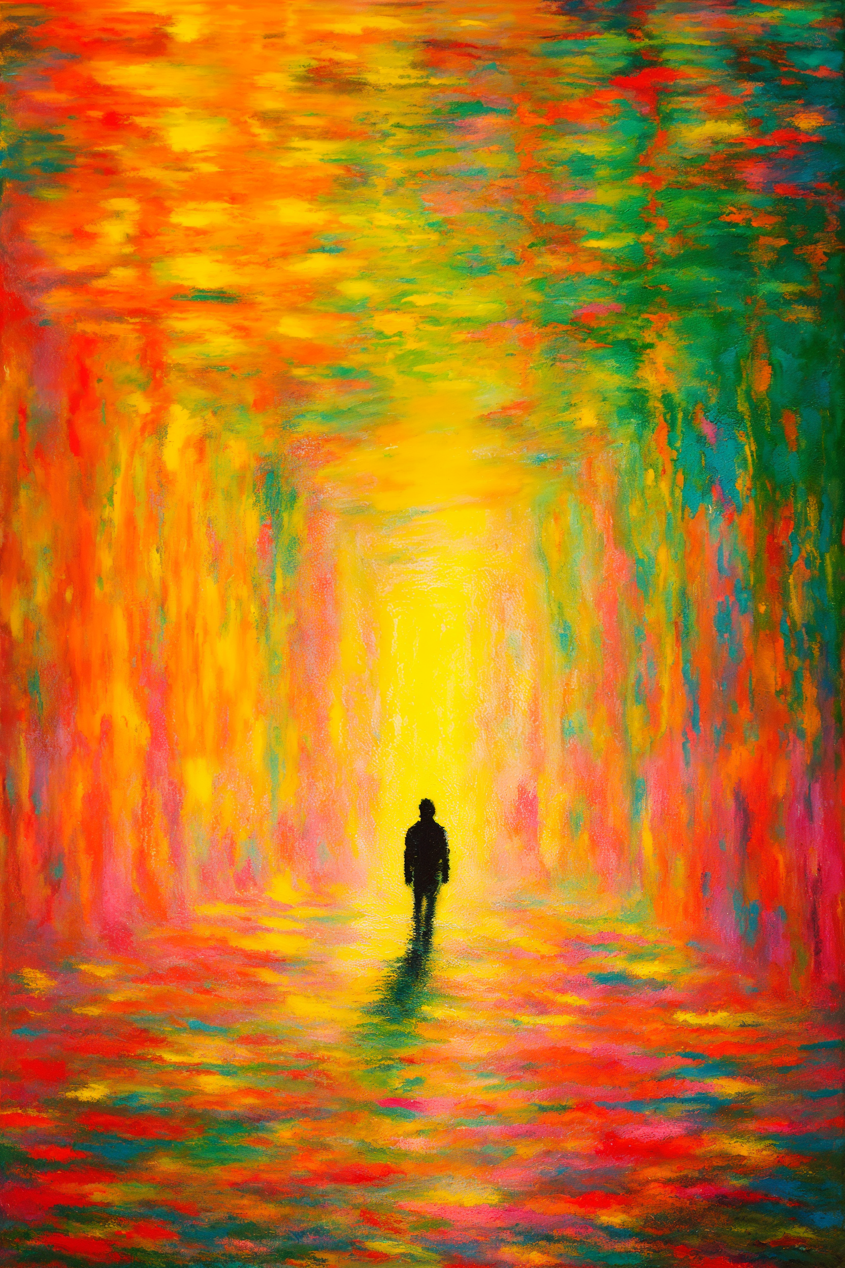 Vast presence transforms sorrow’s flight