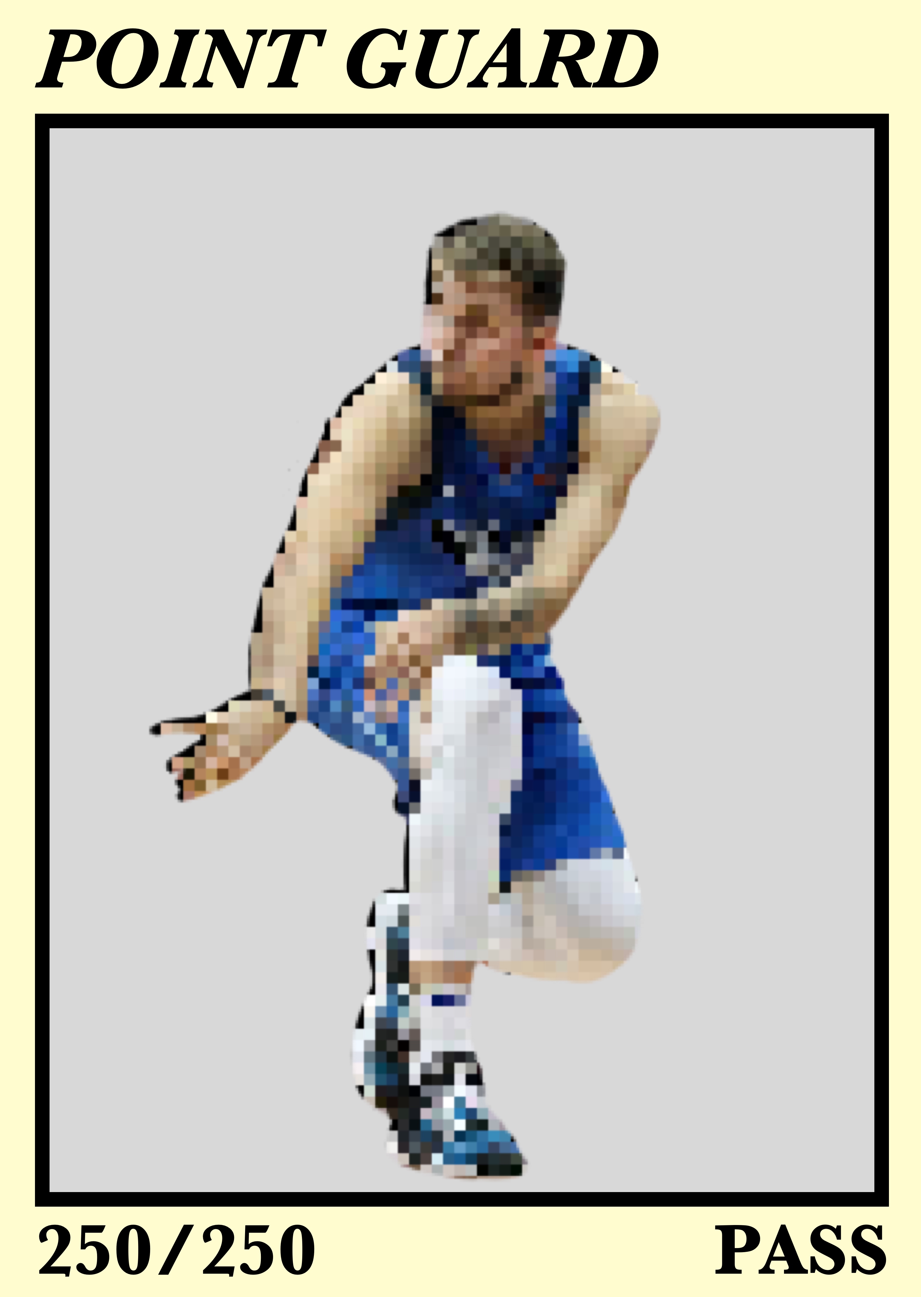 The Basketball Card - Point Guard Pass