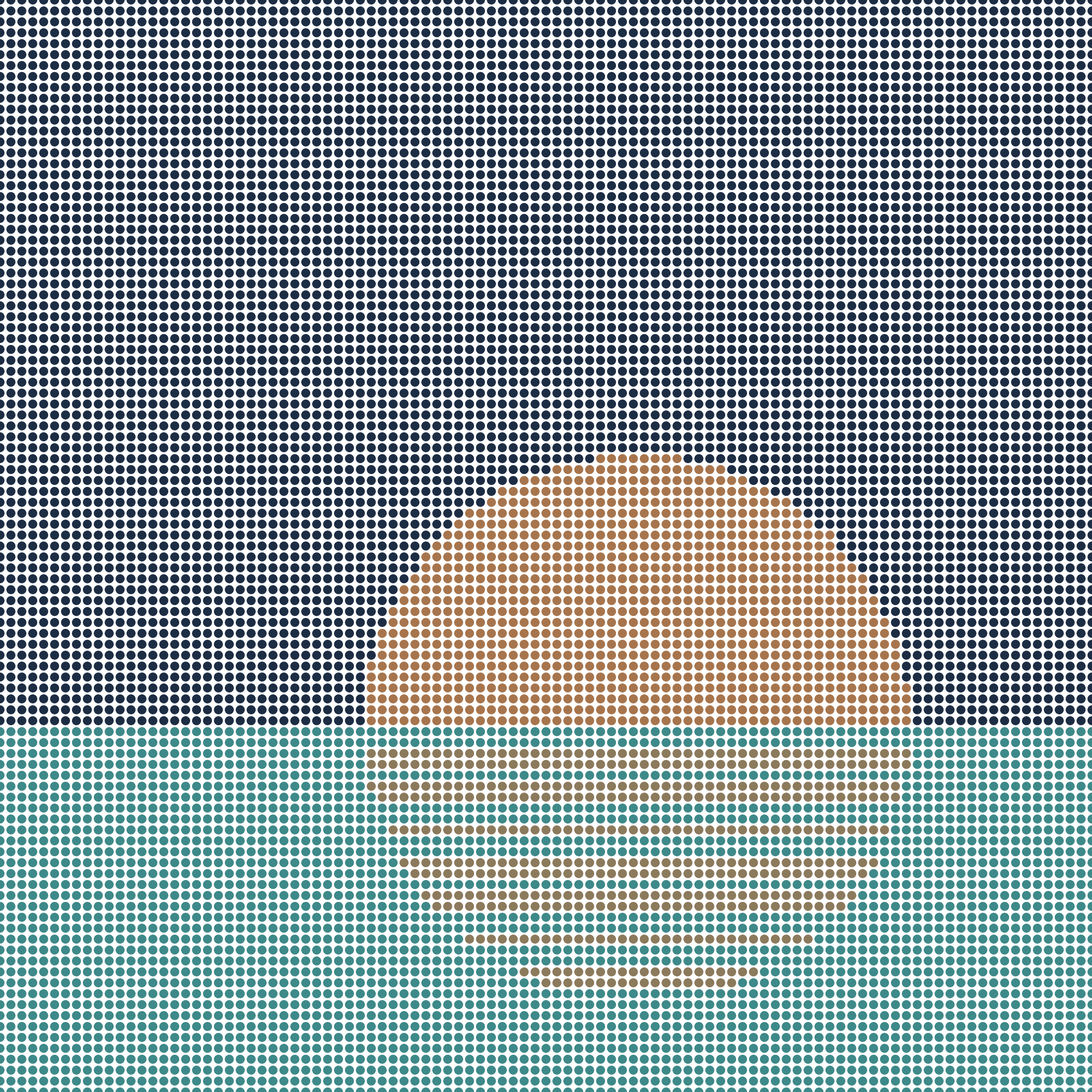 Stipple Sunsets #1