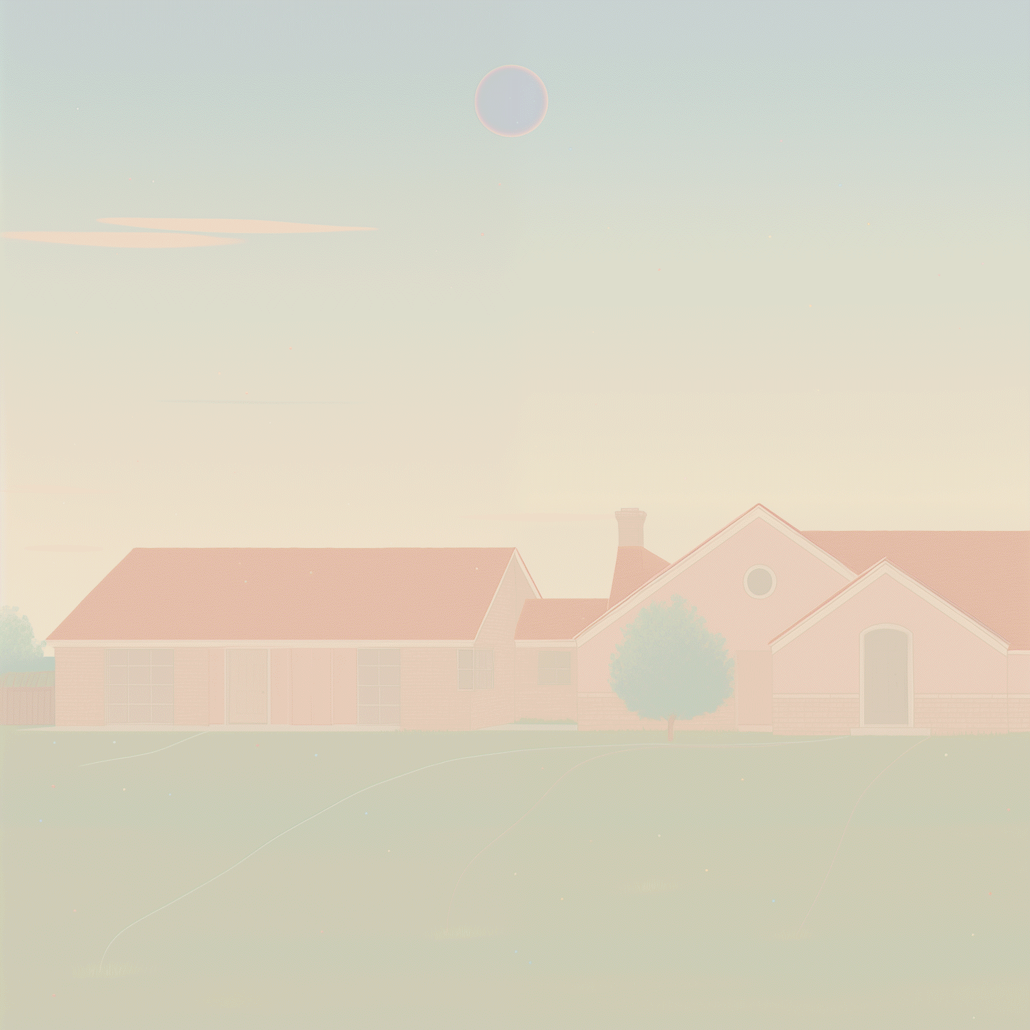 Shadows on Pastel Walls