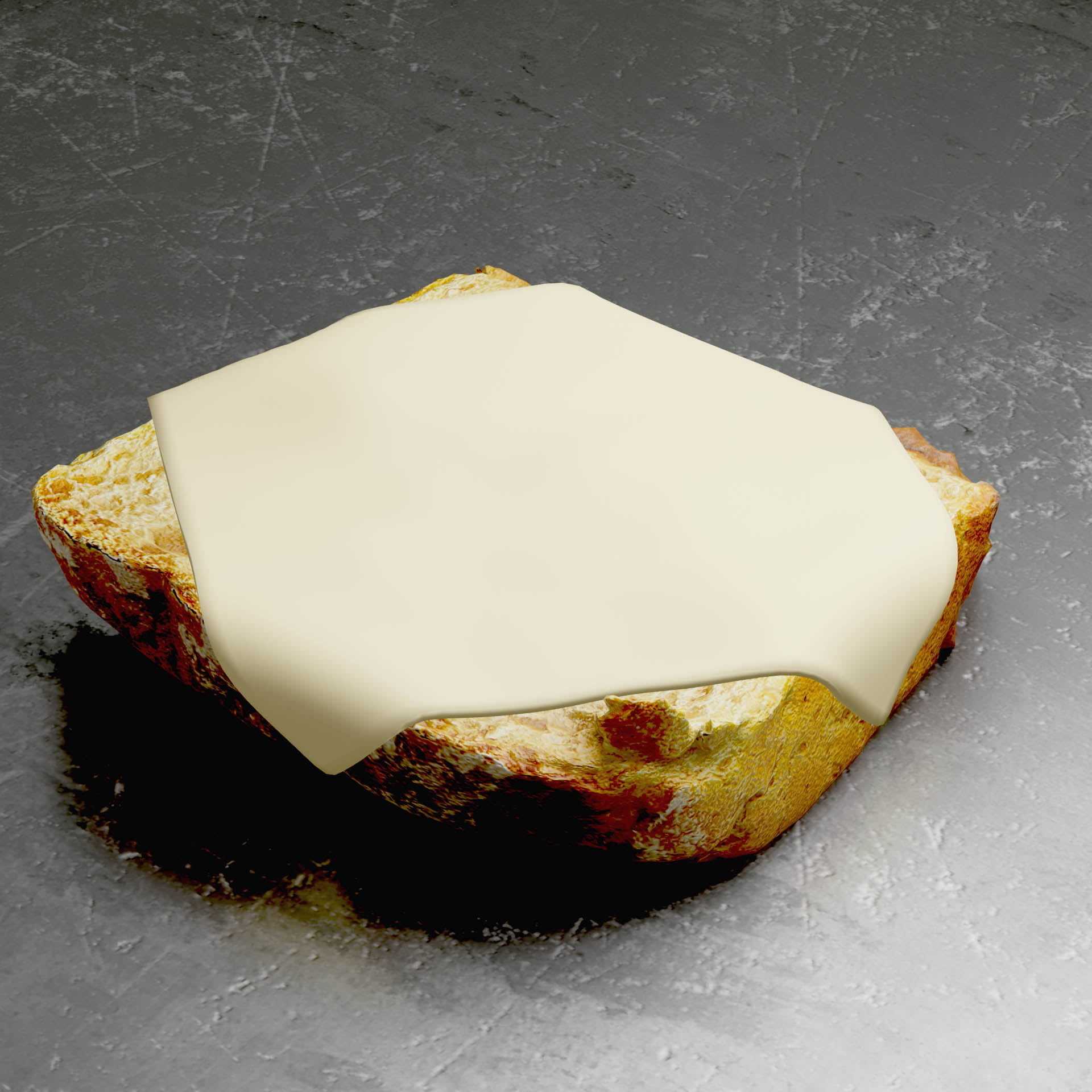 INGREDIENT: BREAD WHOLEWEAT BOTTOM AND HAVARTI CHEESE 