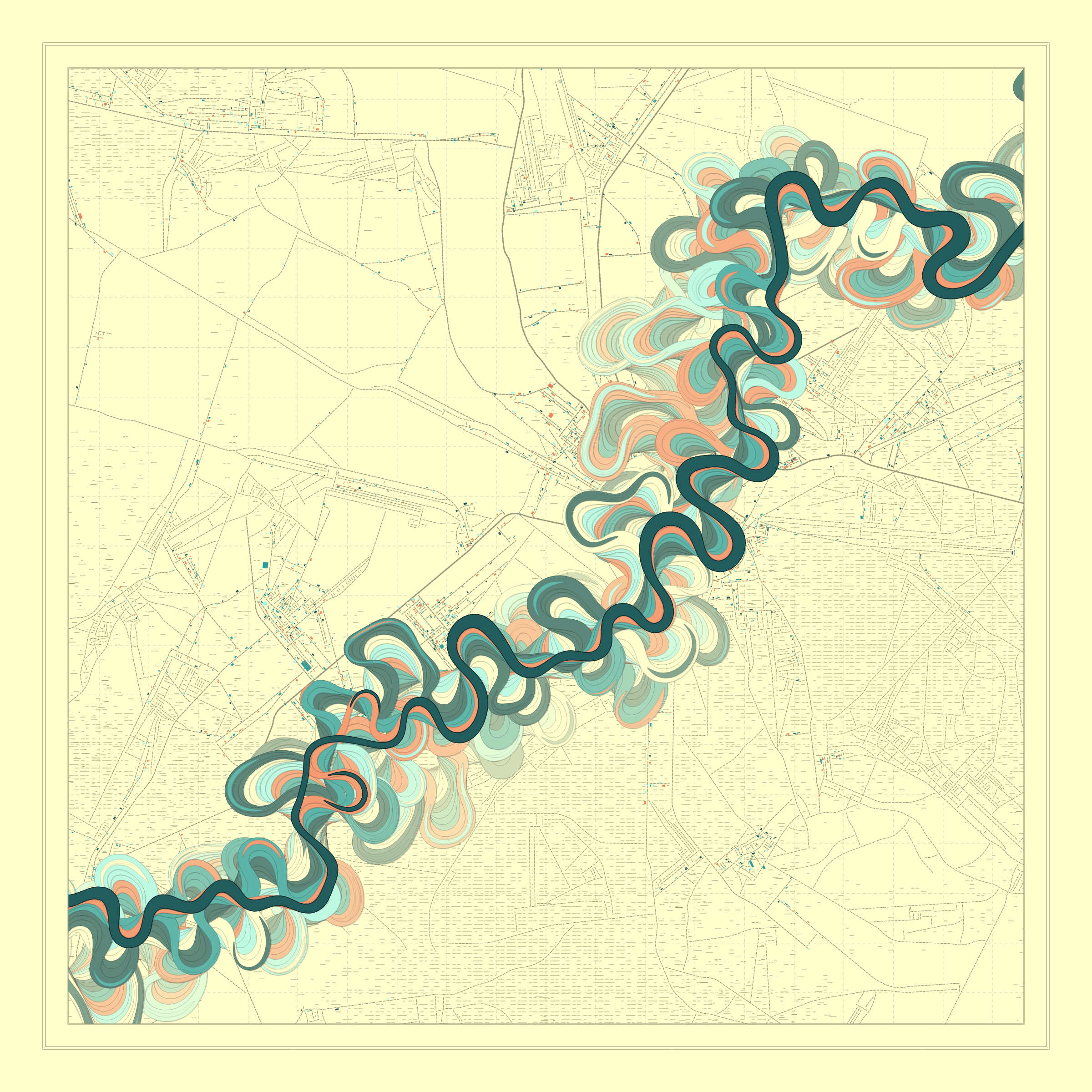 Ancient Courses of Fictional Rivers #189