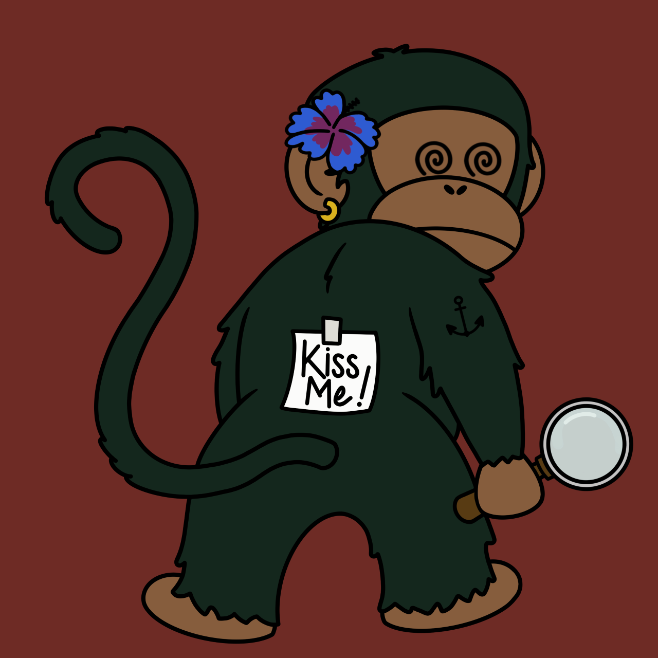 Kiss Me Monkey #5006