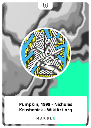 Pumpkin, 1998 - Nicholas Krushenick - WikiArt.org