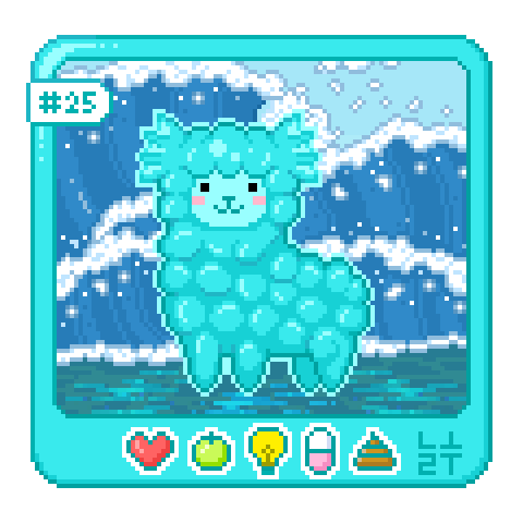 Pixel Alpaca #25