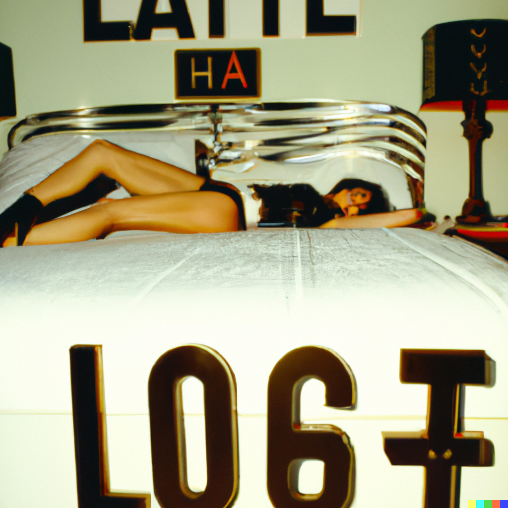 MISS AL SIMPSON X DALL-E 2 - LOST MOTEL 61 — Miss AL Simpson, Scottish cryptoartist