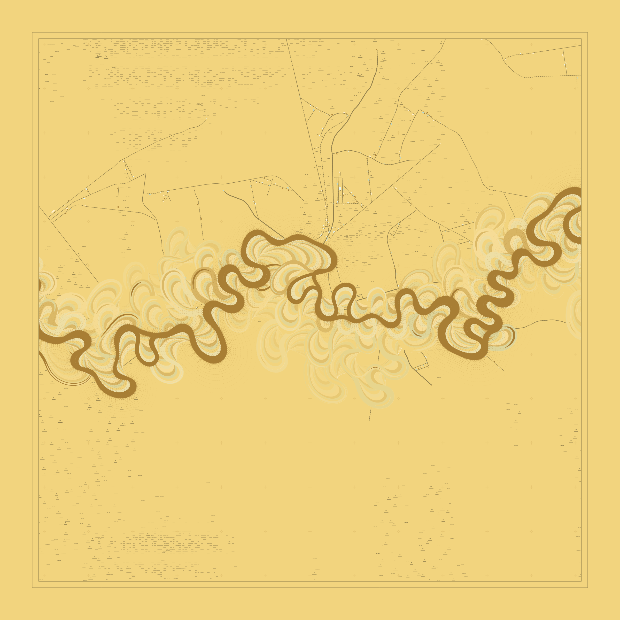 Ancient Courses of Fictional Rivers #487
