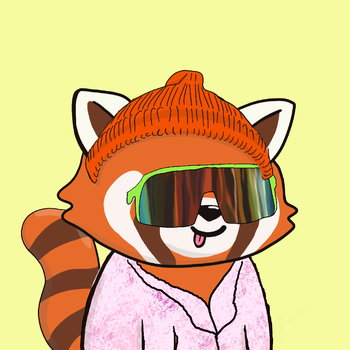Okay Red Panda #7169