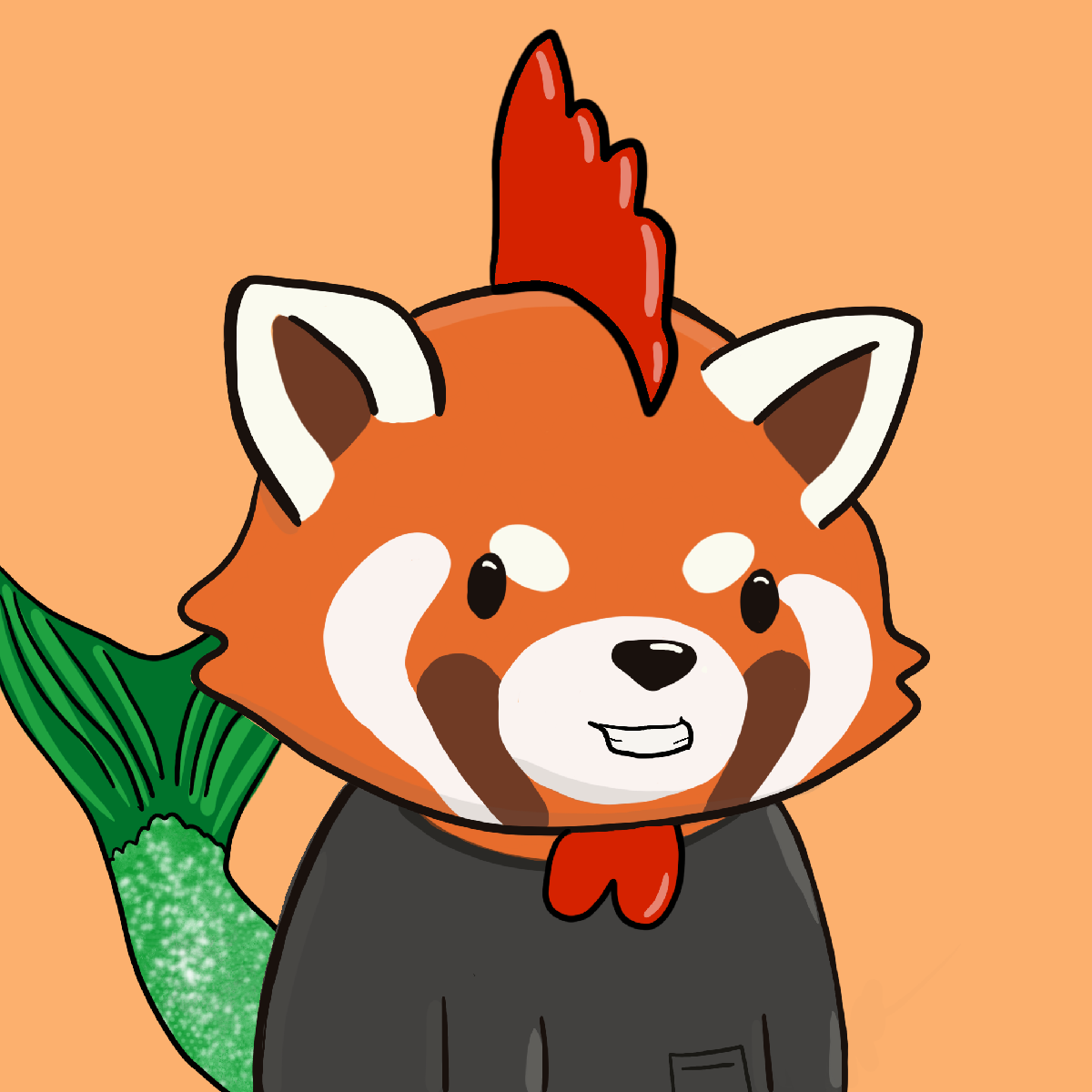 Okay Red Panda #6620