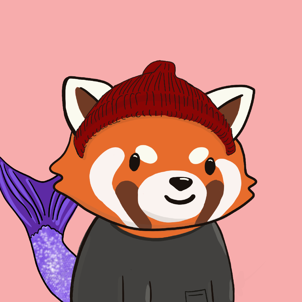 Okay Red Panda #7440