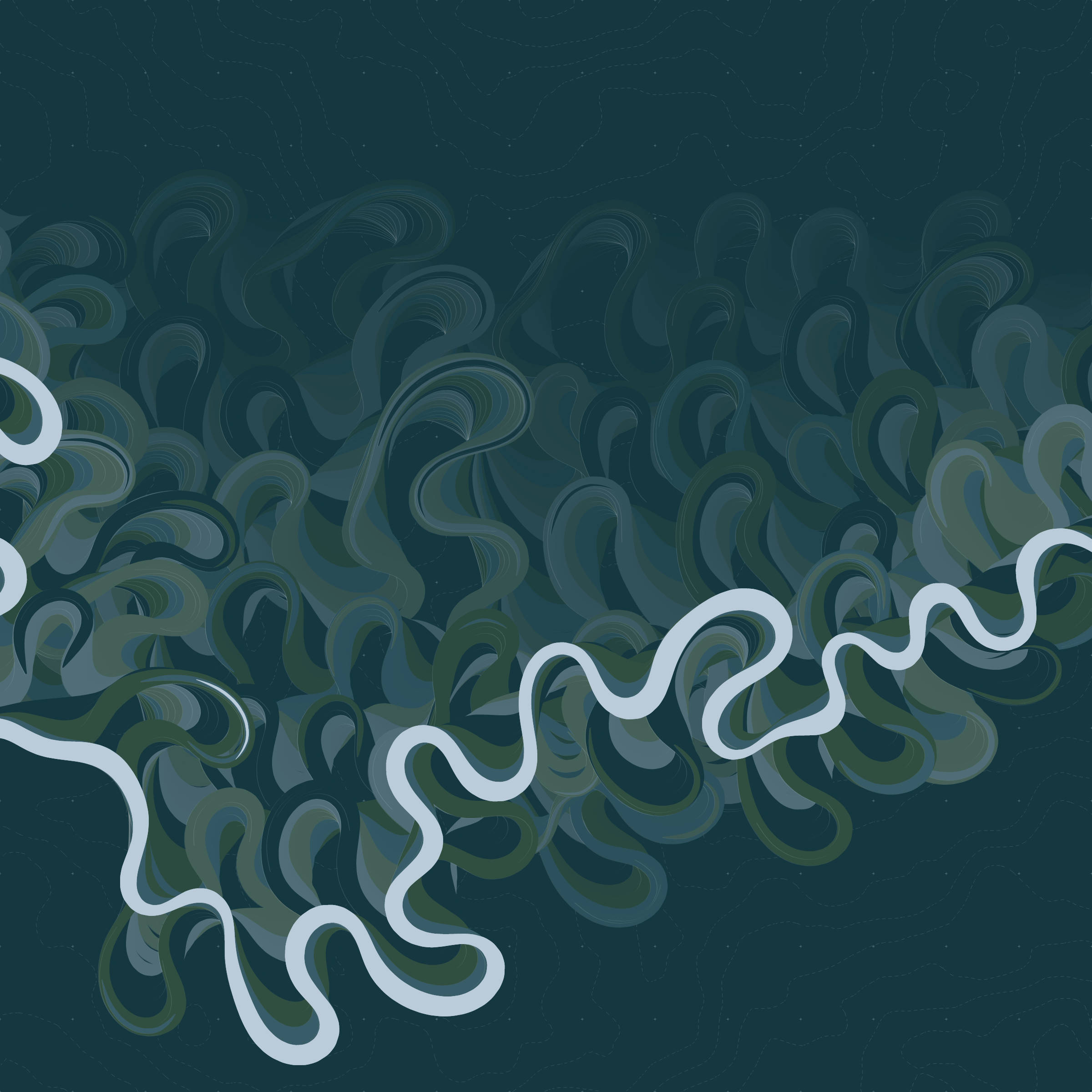 Ancient Courses of Fictional Rivers #581