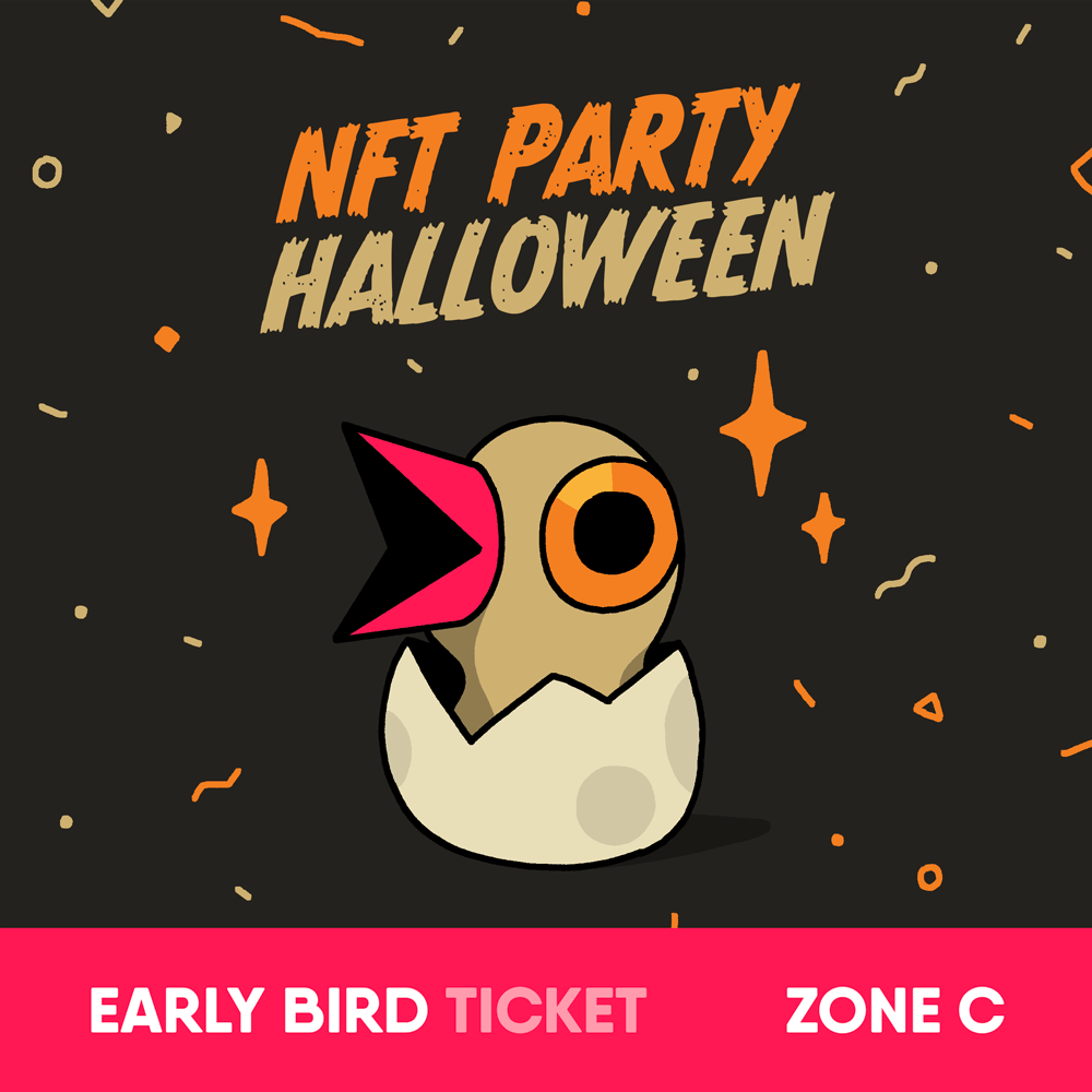 Early Bird Ticket / NFT Party. Halloween