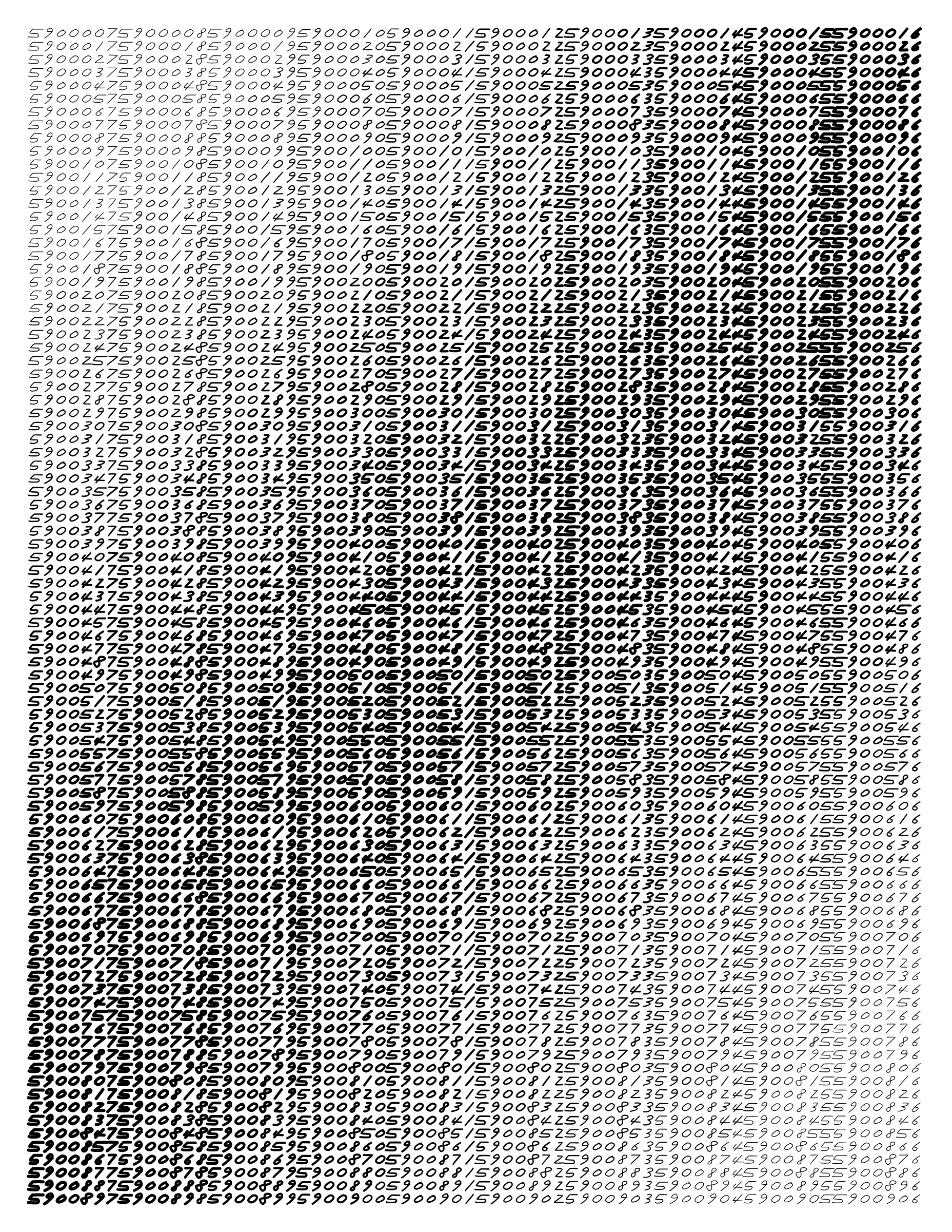 Endless (5,607,250 to Infinity) #998