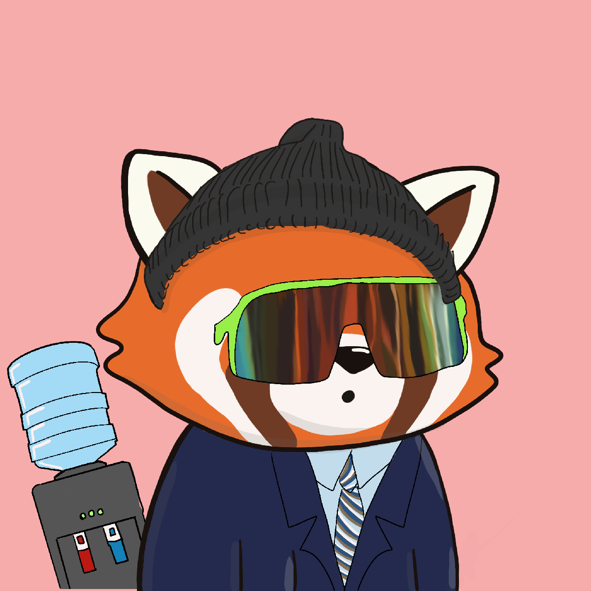 Okay Red Panda #7495