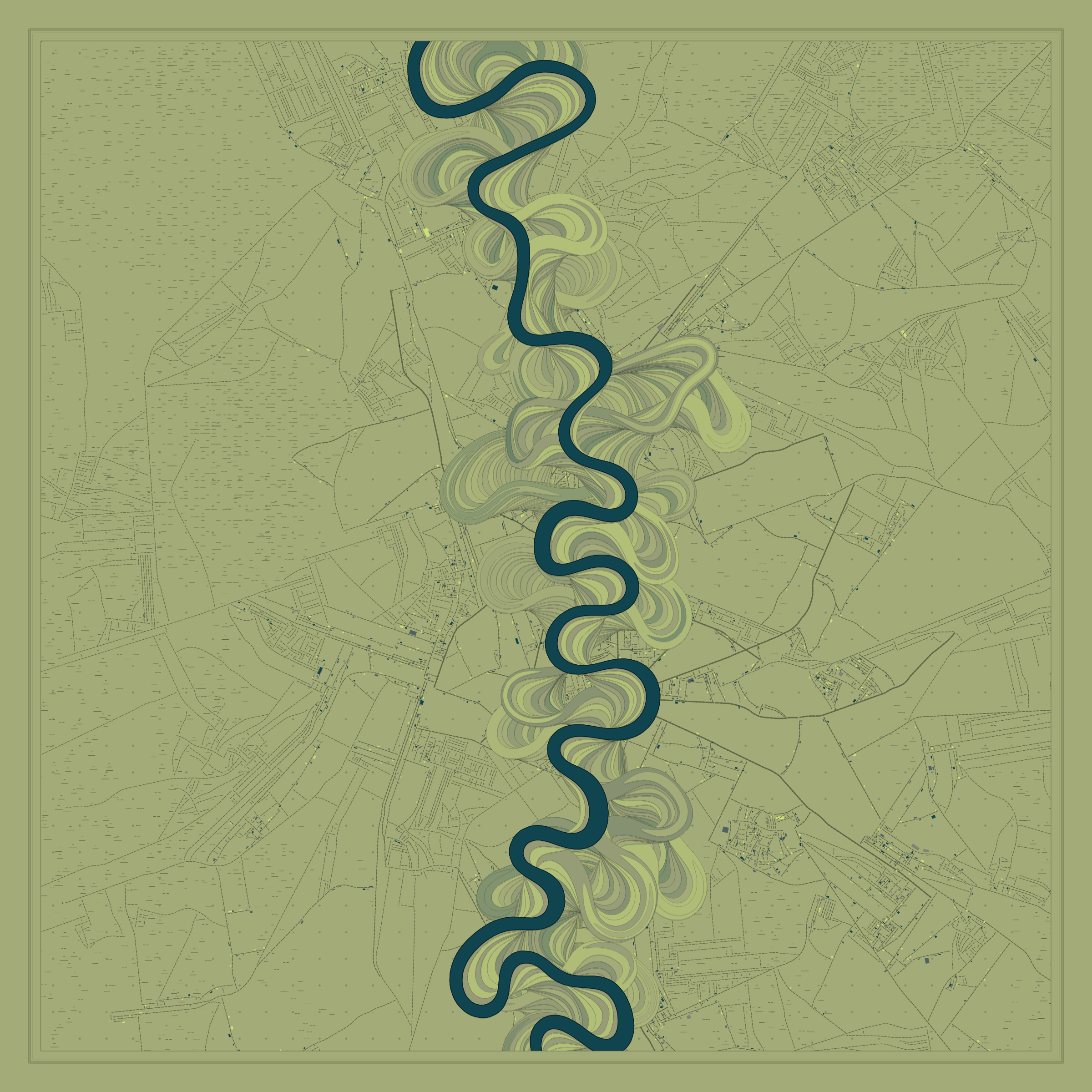 Ancient Courses of Fictional Rivers #564