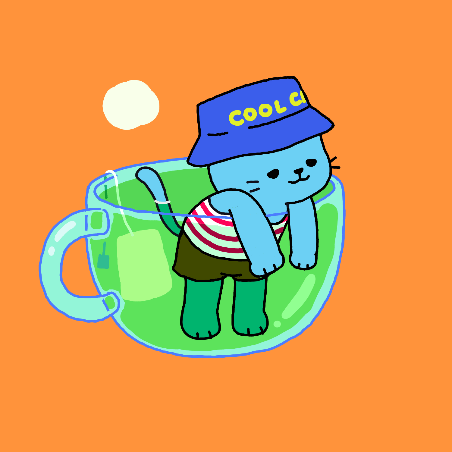 Cool cats in the Teacup