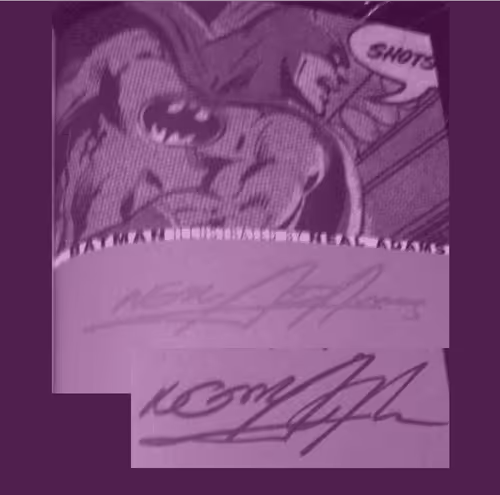 Batman 2013 Novel Signed Illustrated By Neal Adams #16
