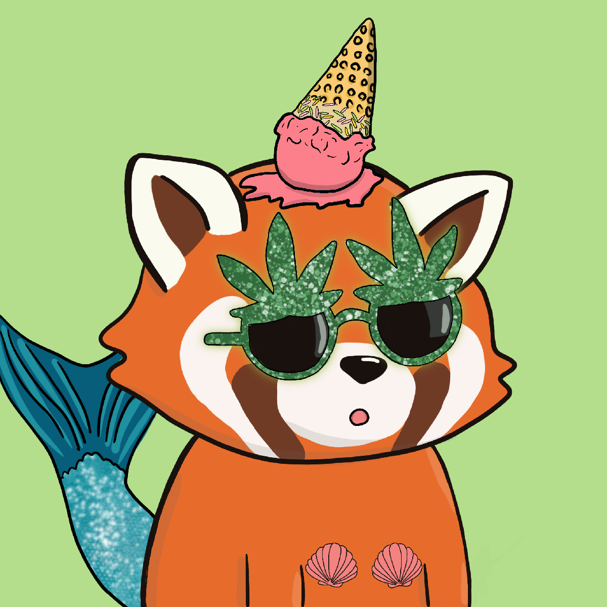 Okay Red Panda #7085