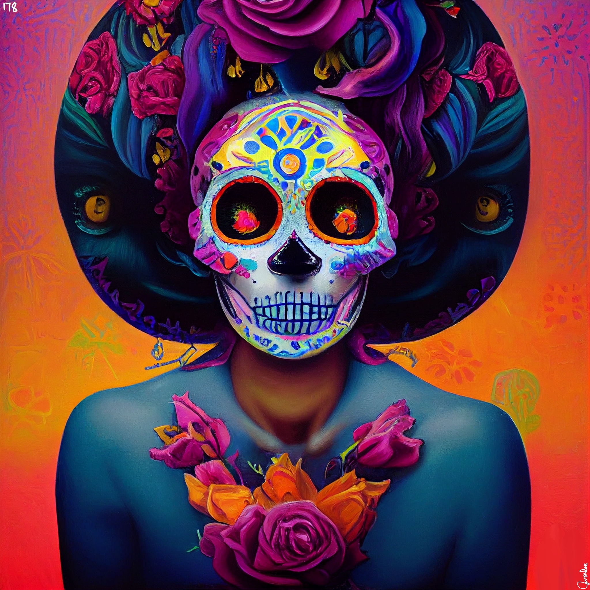 sugar skull #178