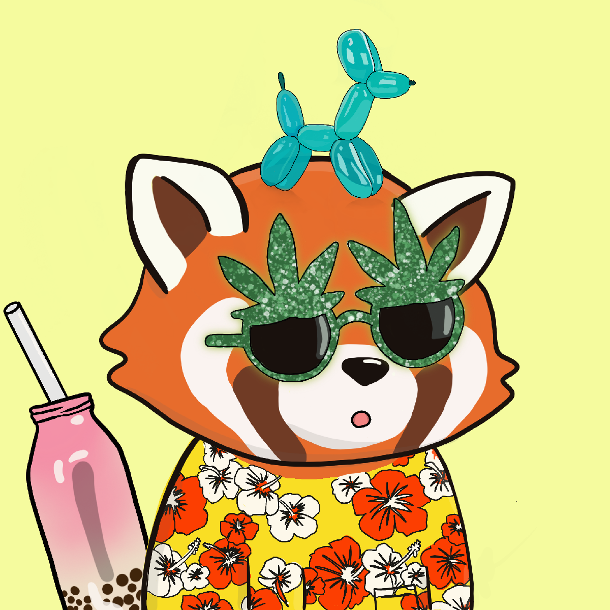 Okay Red Panda #6659