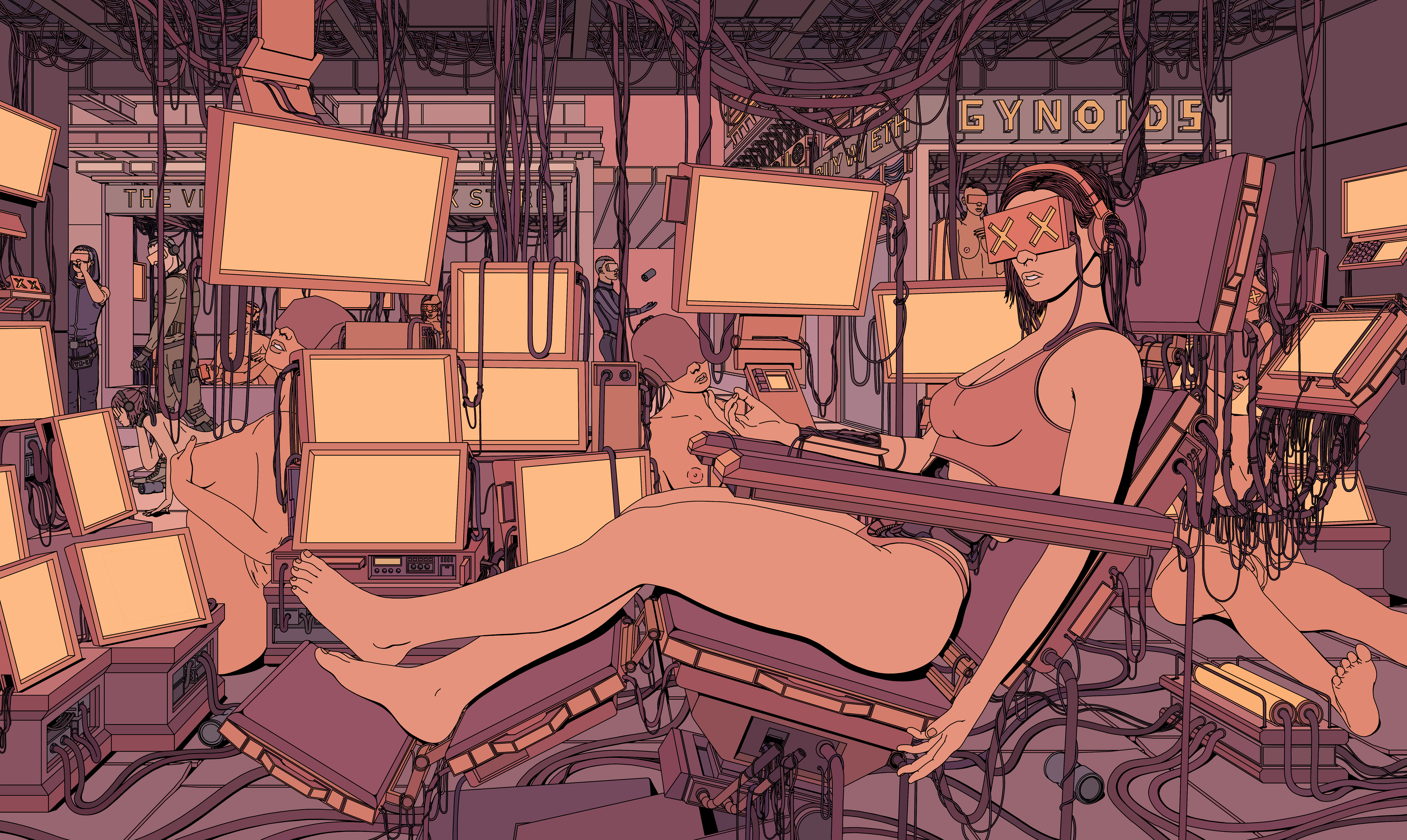 escape into virtual reality