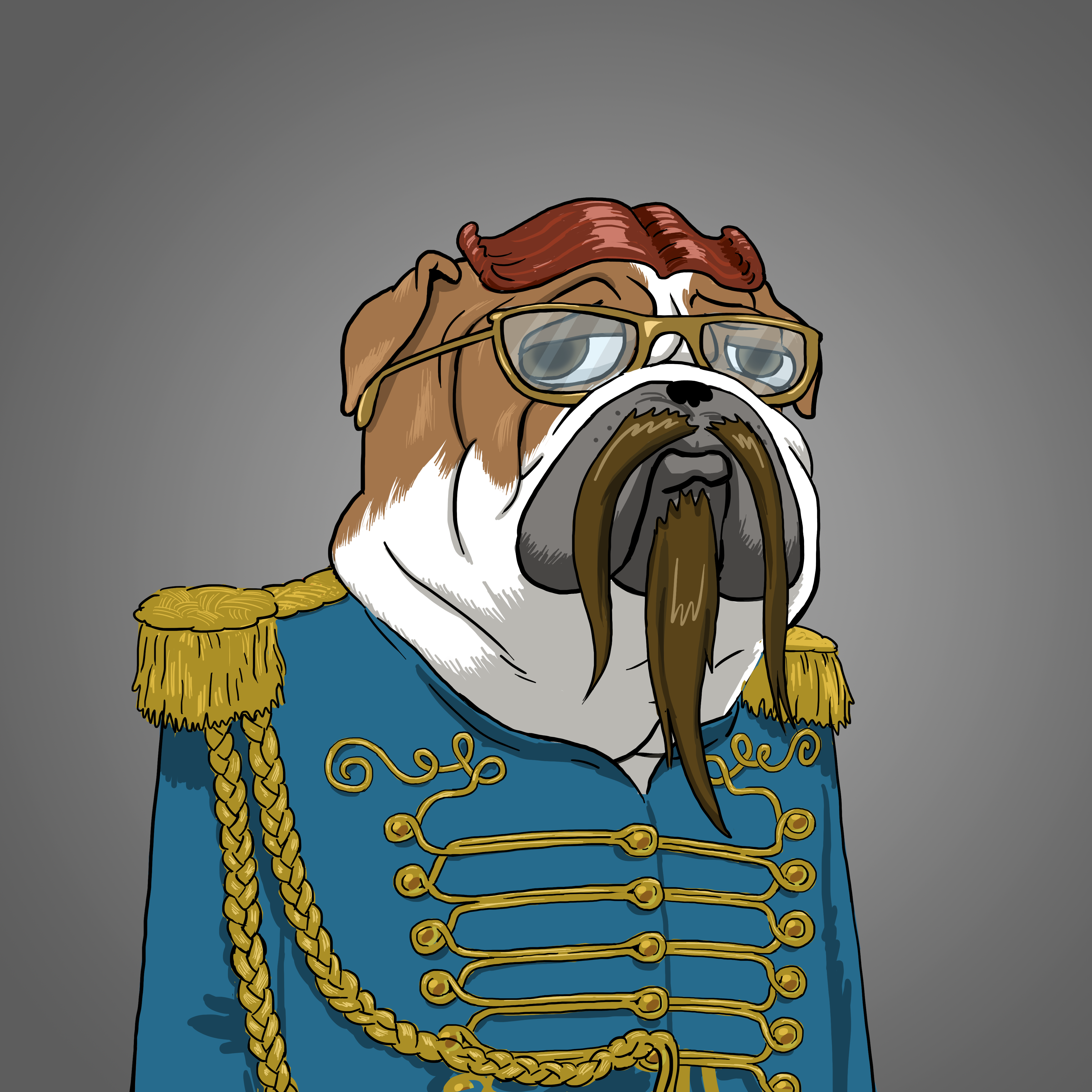 Captain Slink Puppington, the Pug