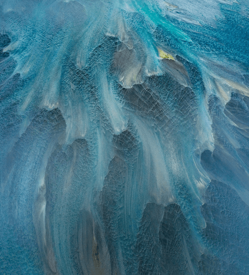 Glacial River from Above #7