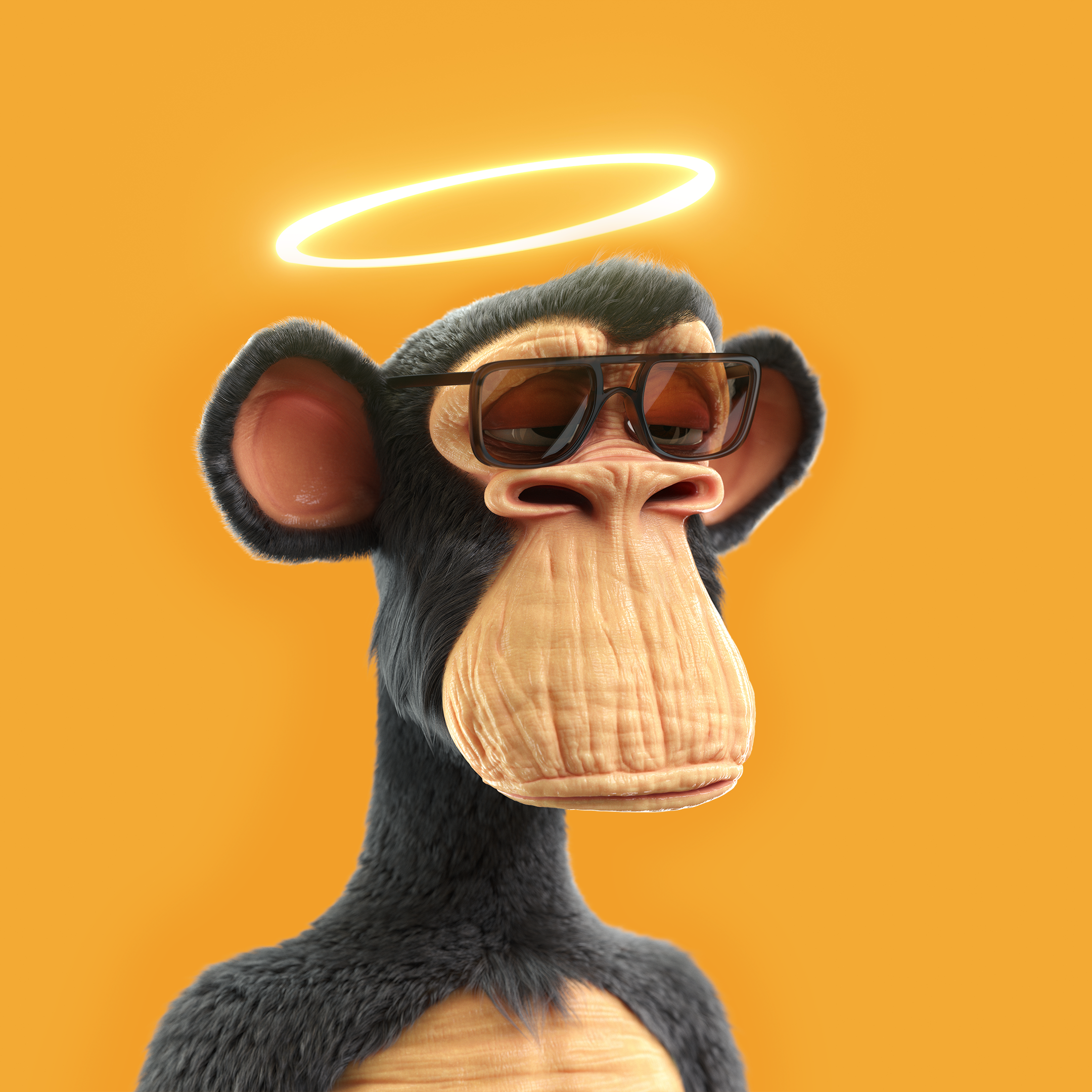 3D Bored Ape #1231