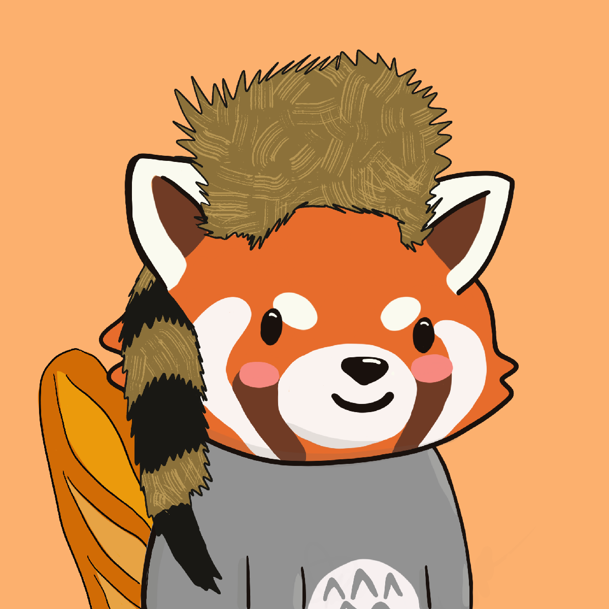 Okay Red Panda #7479