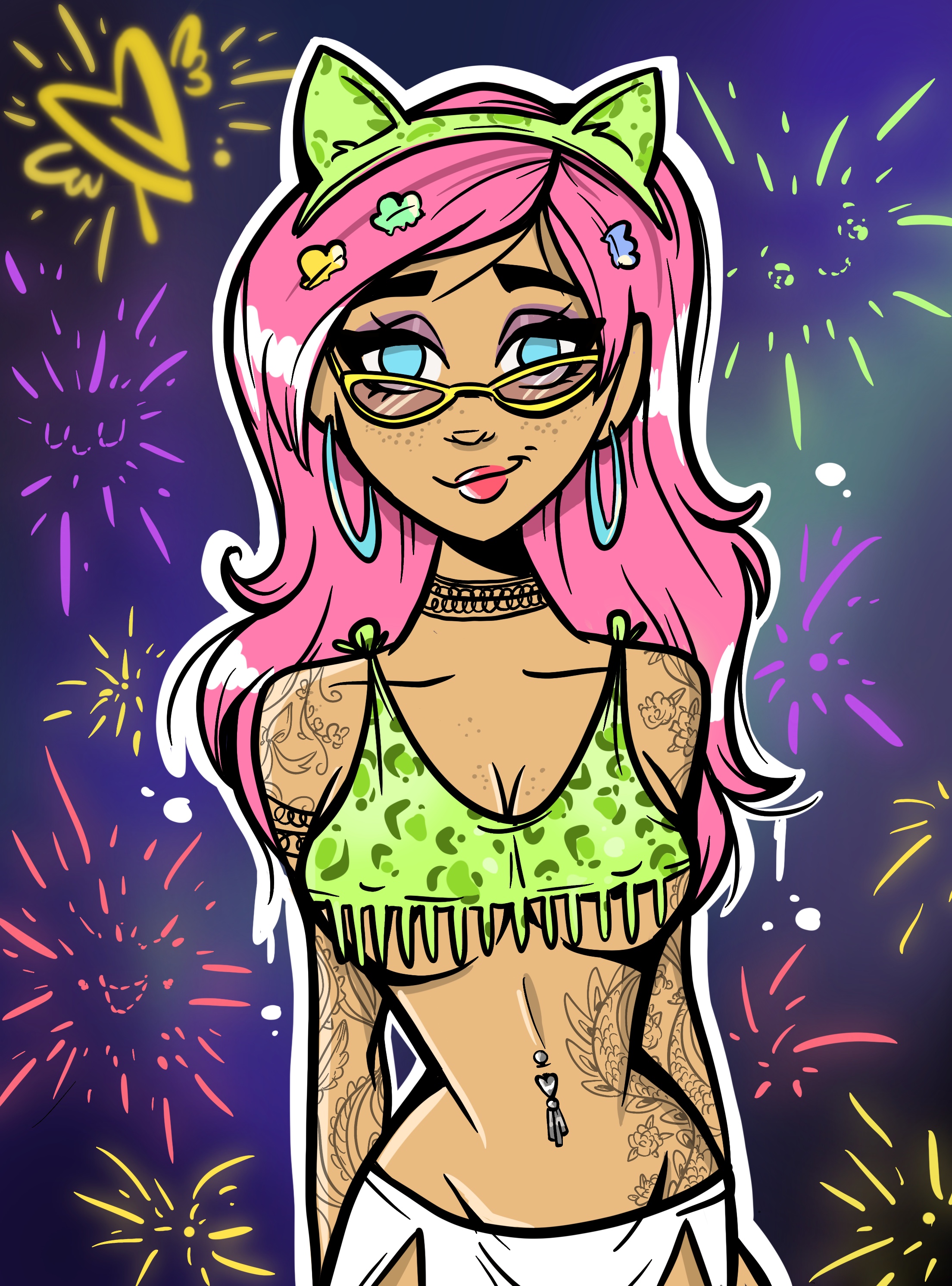 Fireworks Vixen