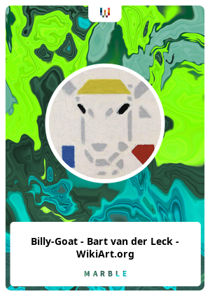 Billy-Goat - Bart van der Leck - WikiArt.org