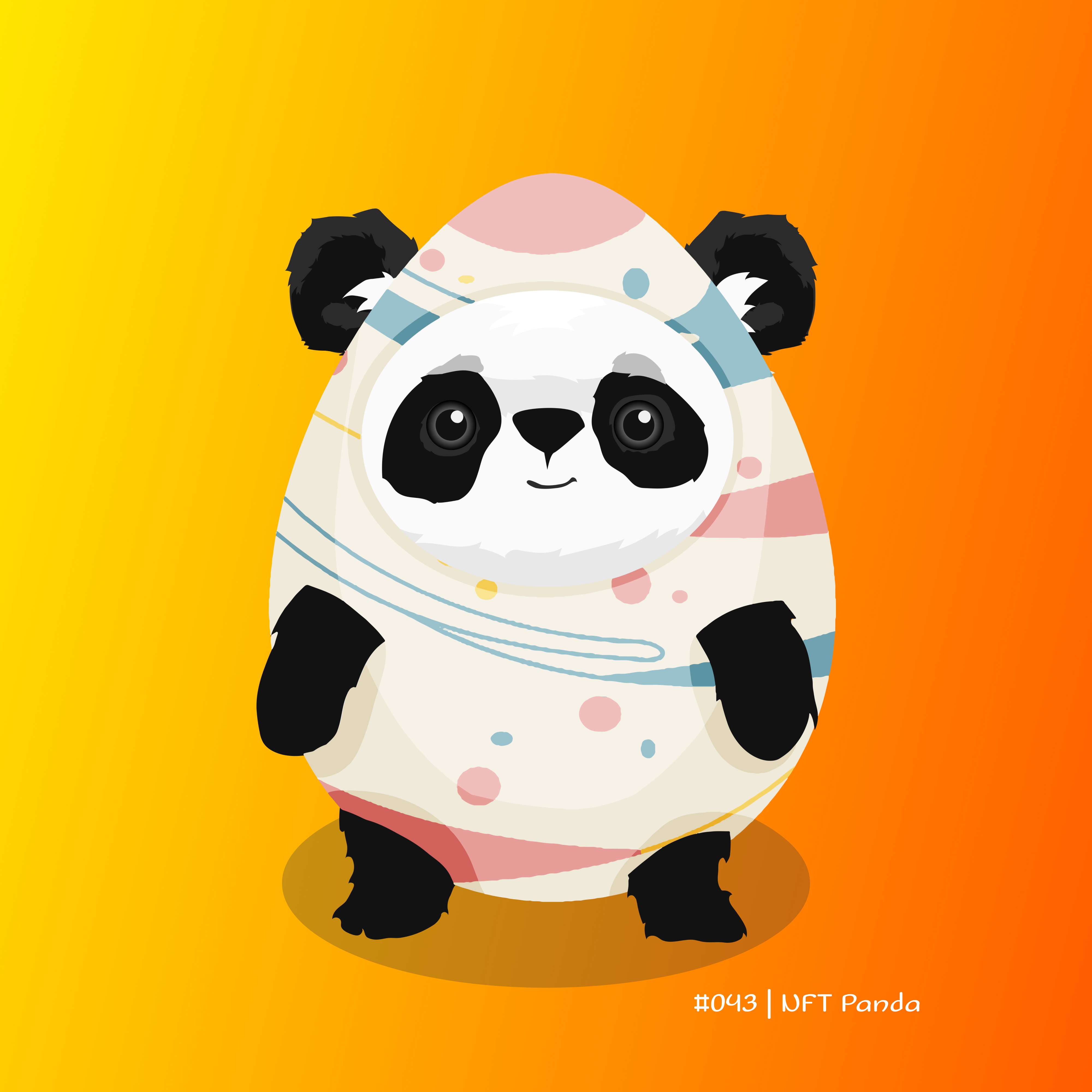 #043 NFT Panda - Mister Egg