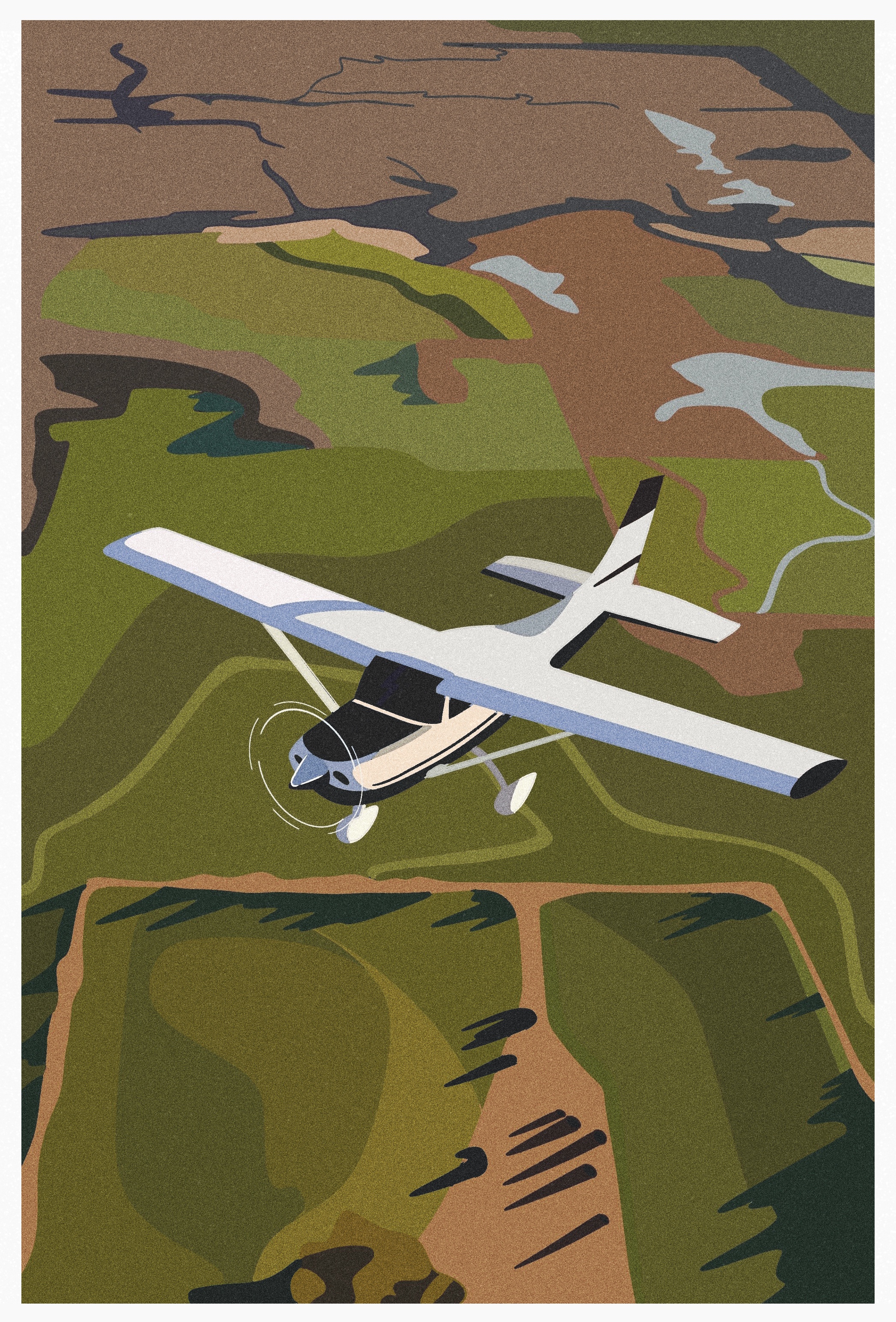 Above ground