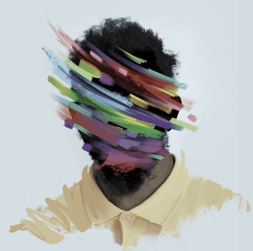 Un homme haut en couleur