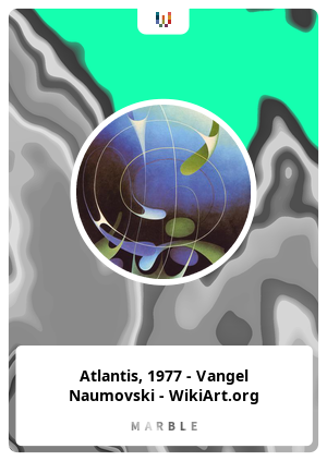 Atlantis, 1977 - Vangel Naumovski - WikiArt.org
