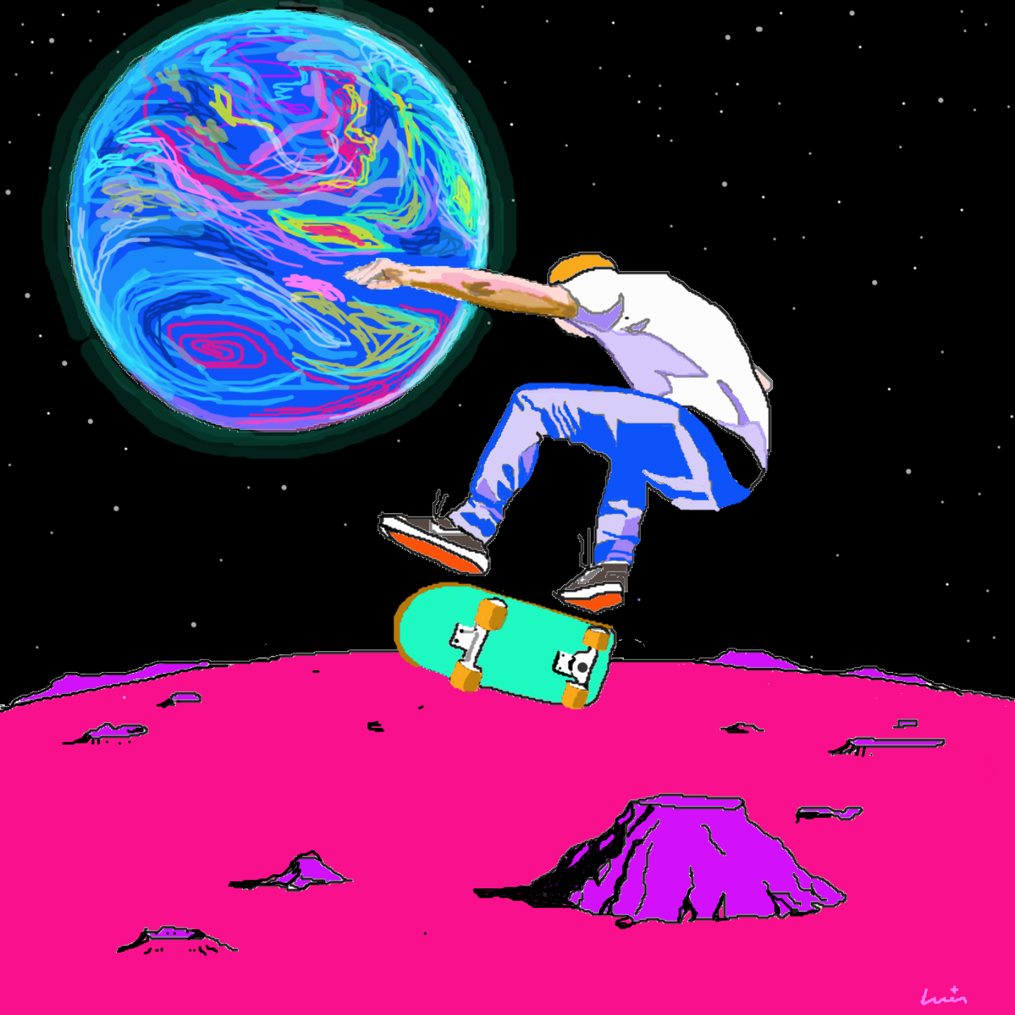 Space Kickflip – Art Gobbler Page 1507