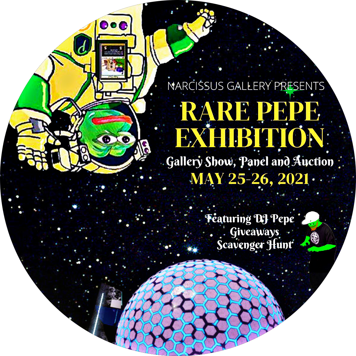Narcissus Gallery - The Rare Pepe Exhibition 