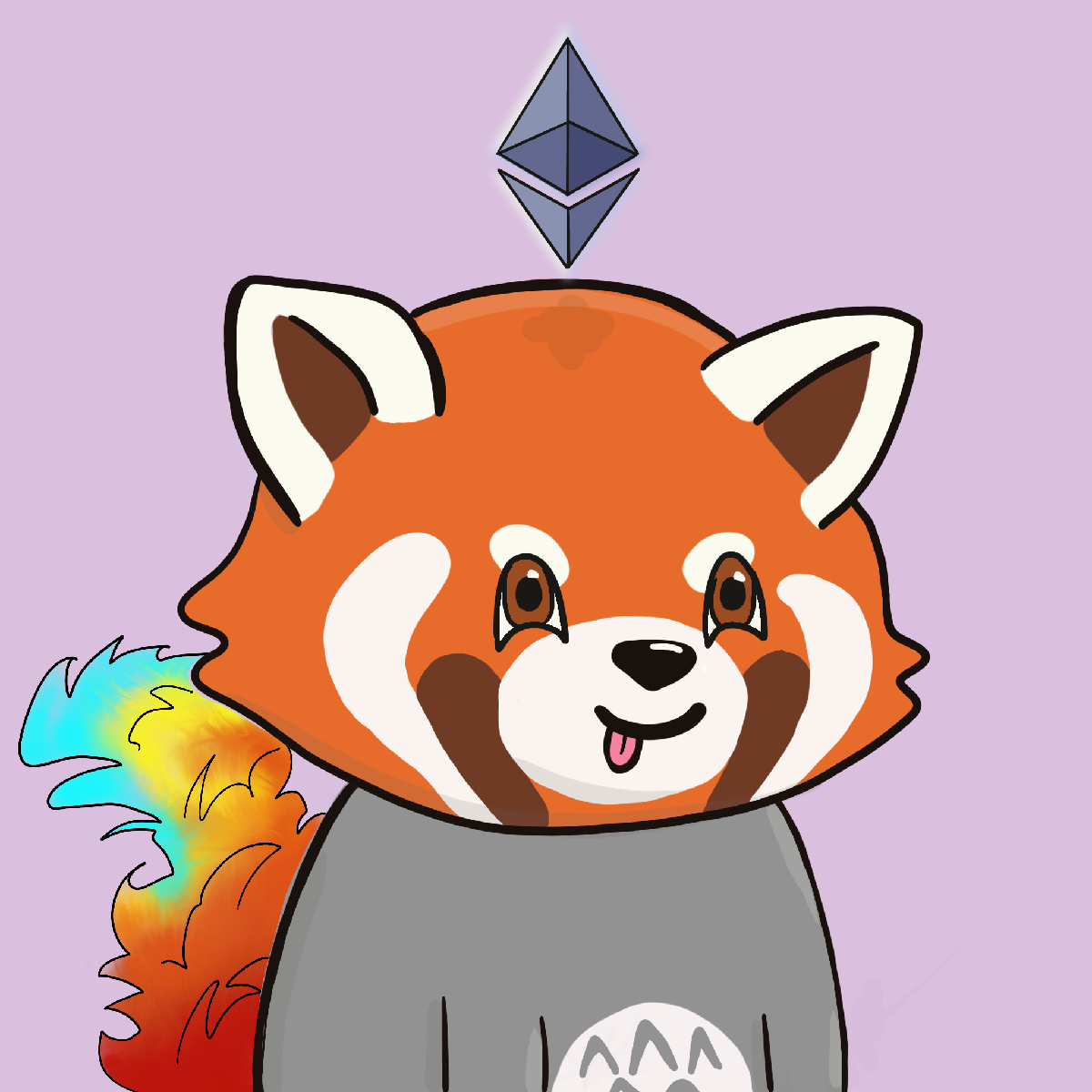Okay Red Panda #7040