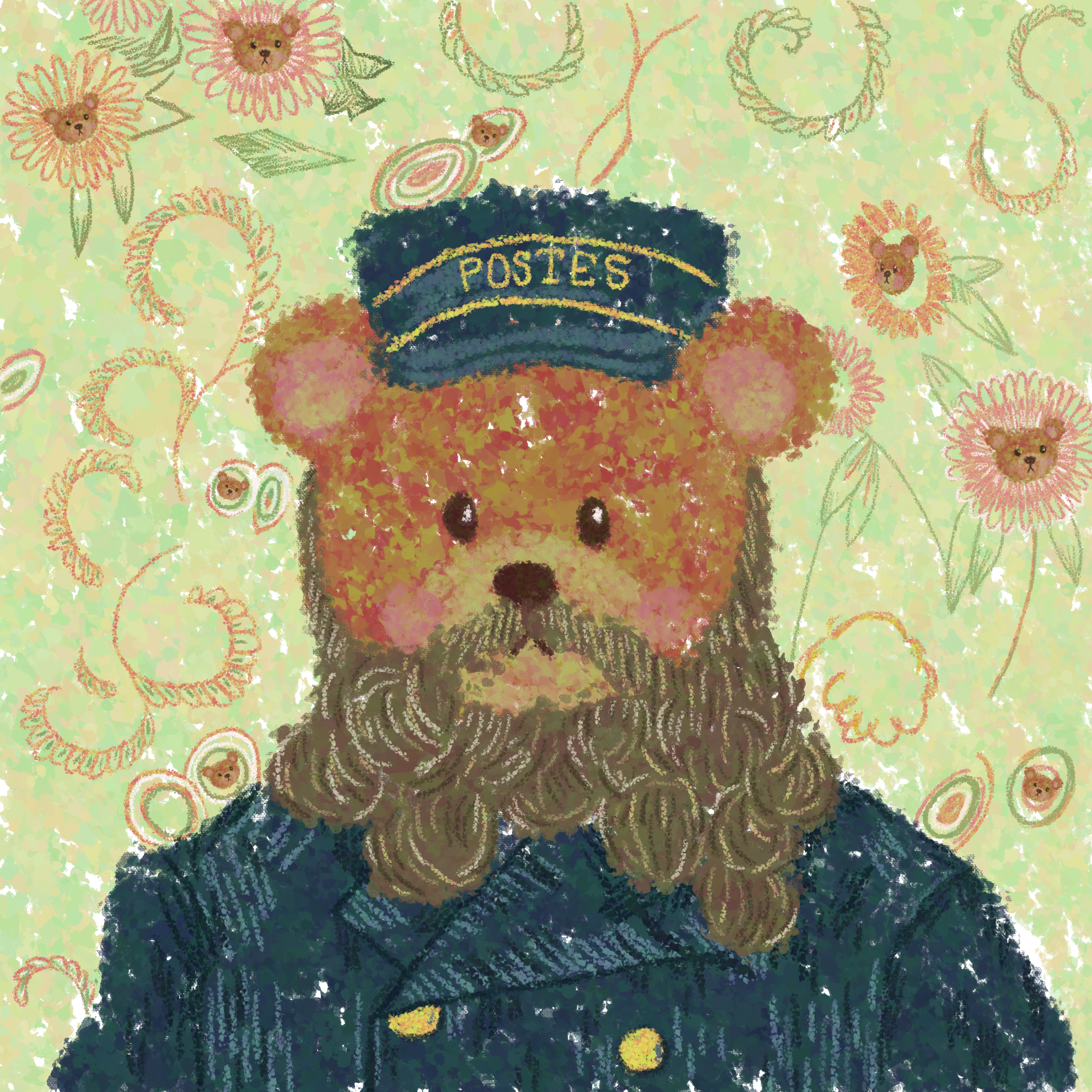 portrait of the postbear