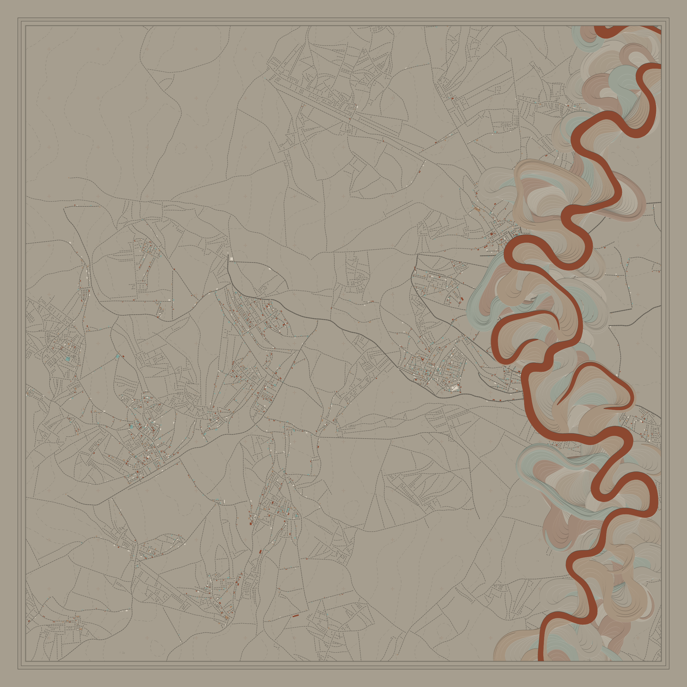 Ancient Courses of Fictional Rivers #272