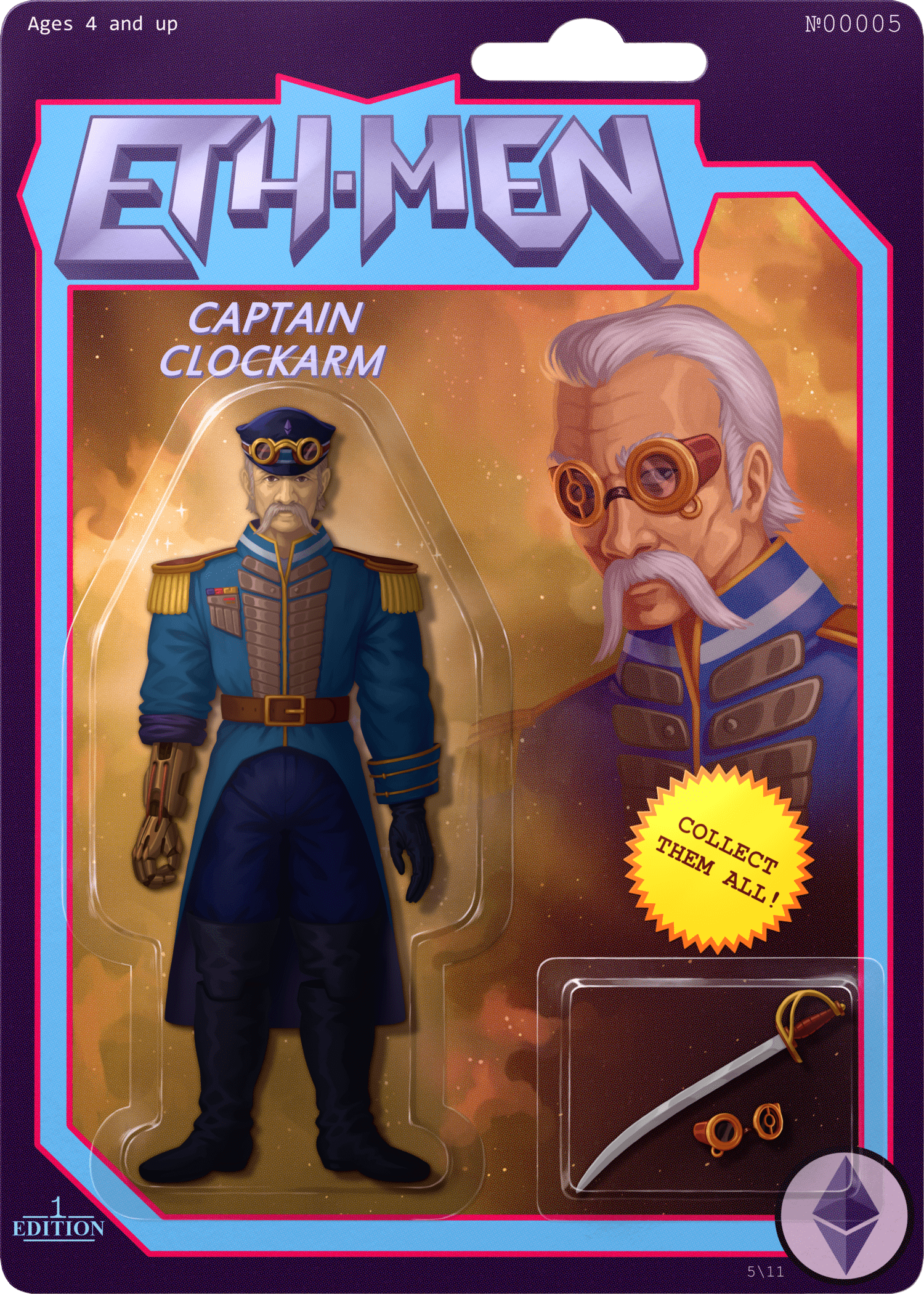 ETH-MEN/Captain Clockarm/№00005/1st edition