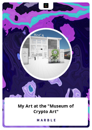 My Art at the "Museum of Crypto Art"