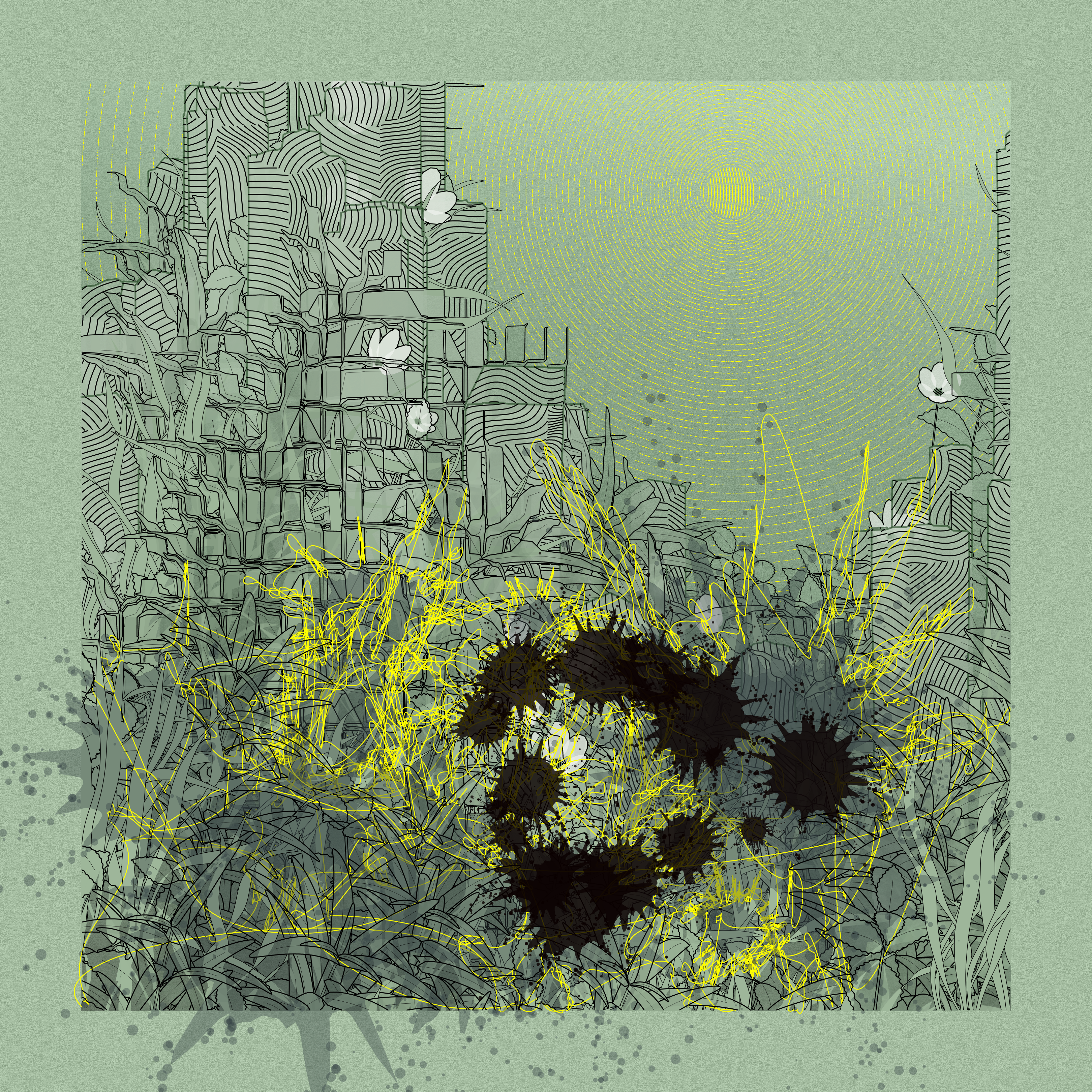 Landscape with Carbon Capture #7512