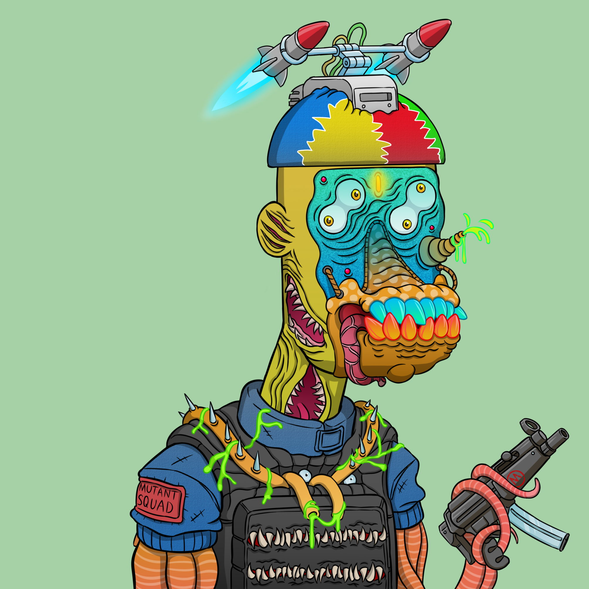 MUTANT PUNKS CITY #3470