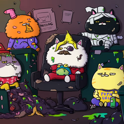 Garbage Cats 🗑😺 #1/1000