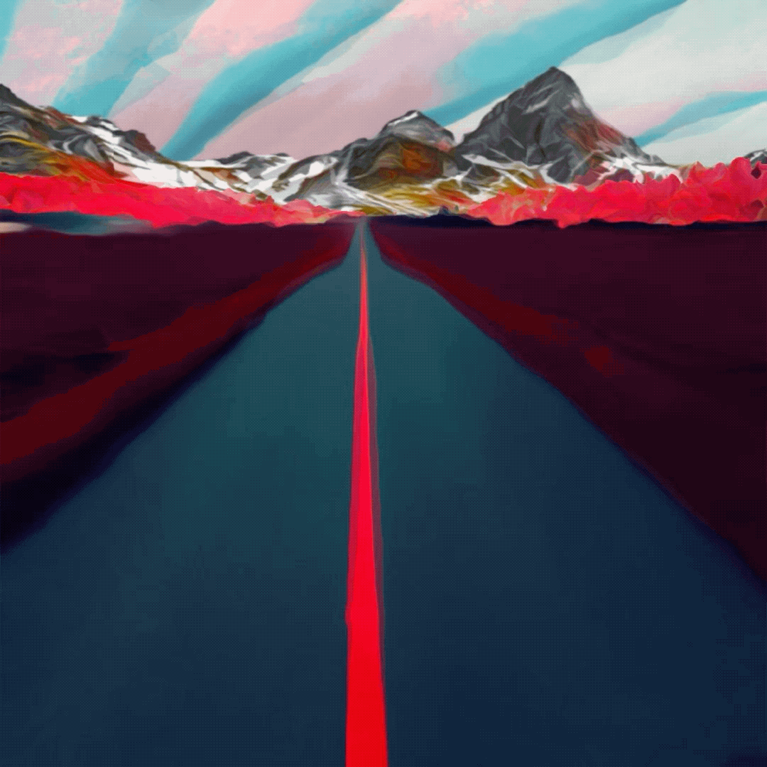 Generated Glitch Landscape #212