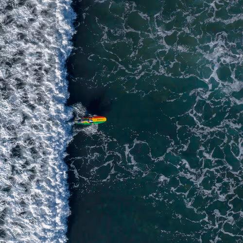 White Water Surfer