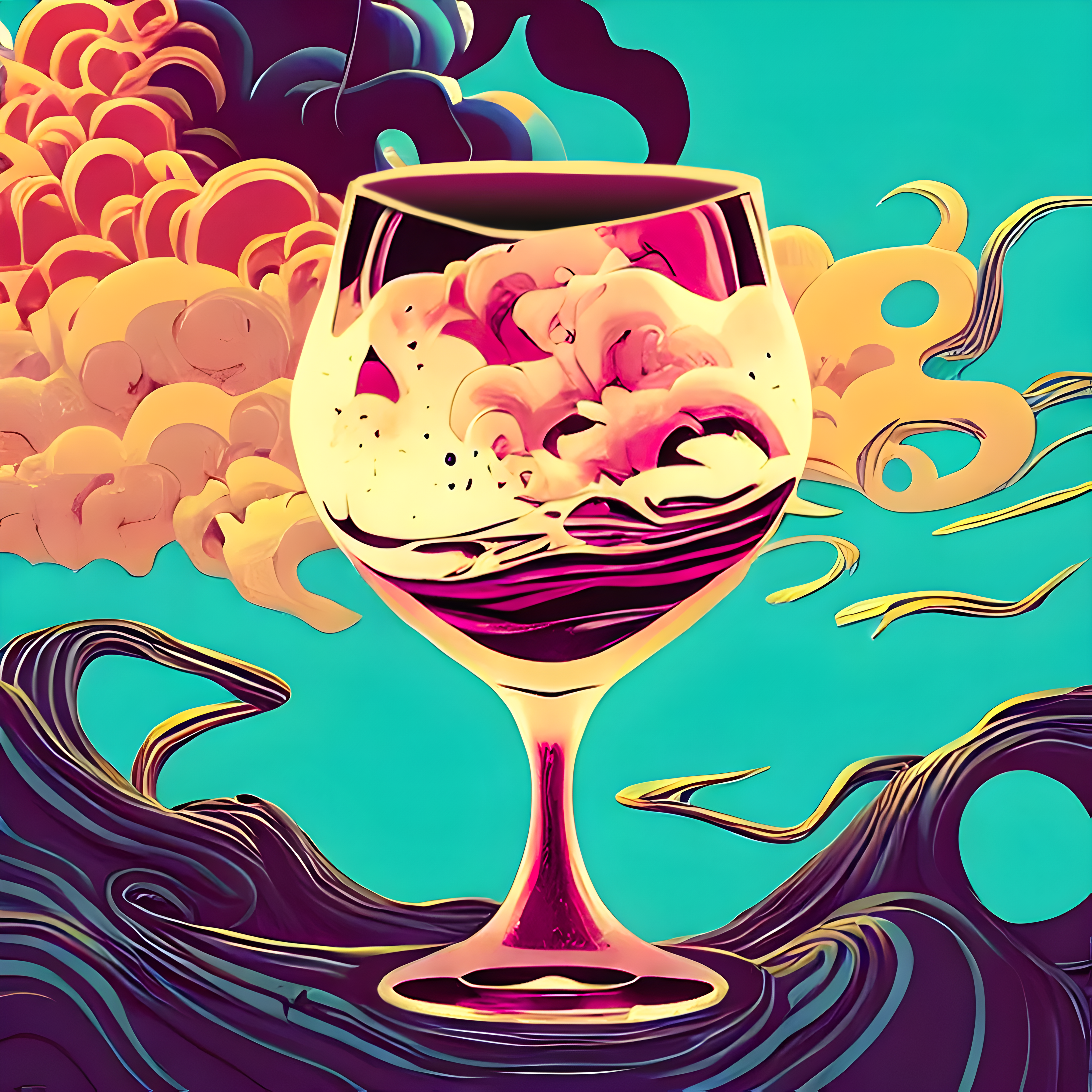 Glass of Happiness